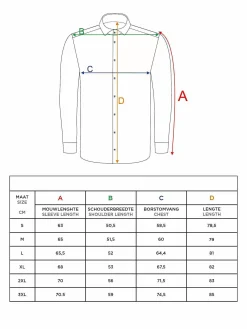 Wam Denim Overhemd Lange Mouwen<Kevin Regular Fit Royal Blue Overhemd