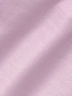 Wam Denim Overhemd Lange Mouwen<Lance Solid Pink Overhemd Lange Mouw