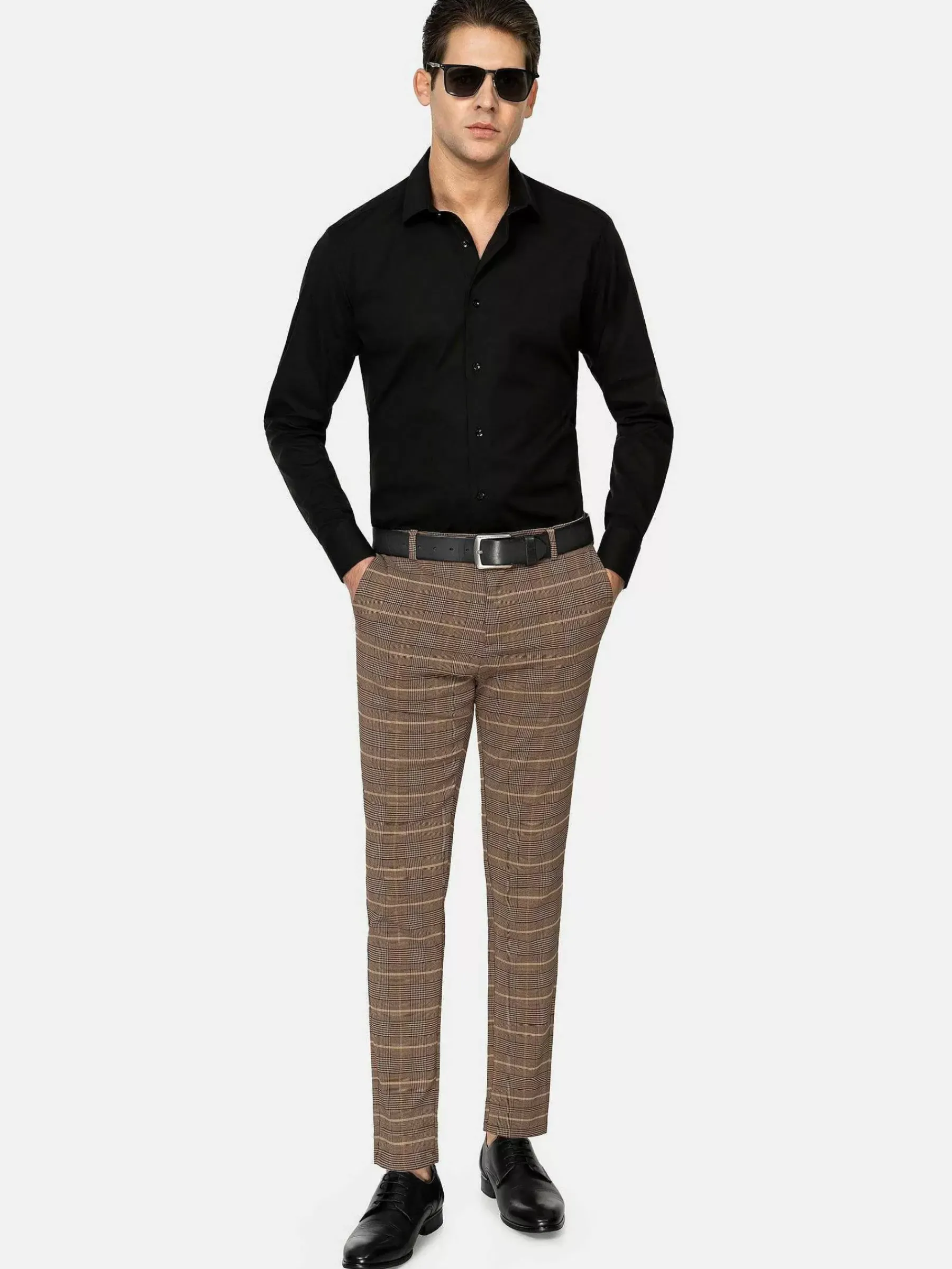 Wam Denim Overhemd Lange Mouwen<Leira Solid Black Overhemd Lange Mouw