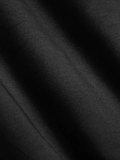 Wam Denim Overhemd Lange Mouwen<Leira Solid Black Overhemd Lange Mouw