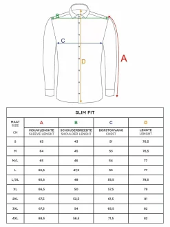 Wam Denim Overhemd Lange Mouwen<Leira Solid Blue Overhemd Lange Mouw