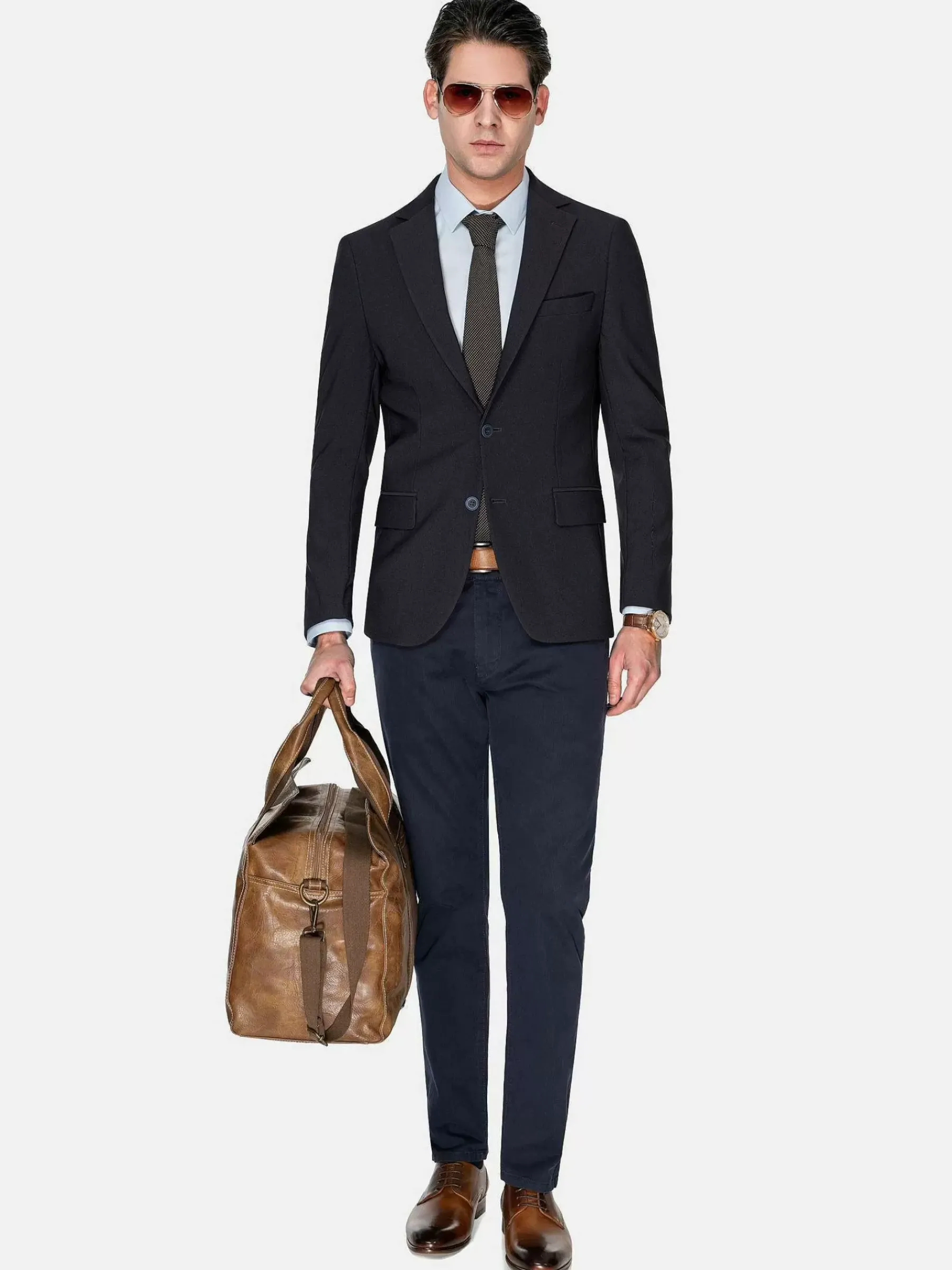 Wam Denim Overhemd Lange Mouwen<Leira Solid Light Blue Overhemd Lange Mouw