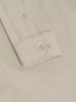 Wam Denim Overhemd Lange Mouwen<Leira Solid Off White Overhemd Lange Mouw