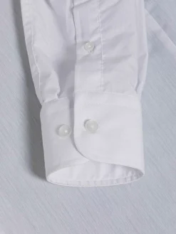 Wam Denim Overhemd Lange Mouwen<Leira Solid White Overhemd Lange Mouw