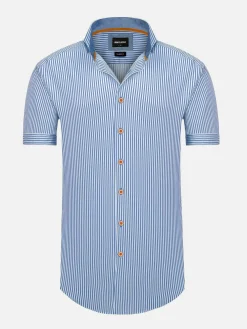 Wam Denim Overhemd Korte Mouwen<Levi Tailored Fit Blue Overhemd Korte Mouw