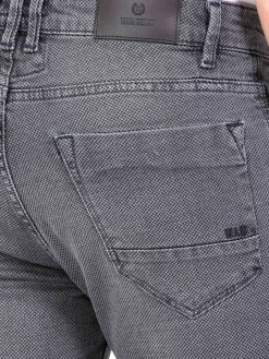 Wam Denim Jeans<Lombardo Regular Fit Textured Anthracite Jeans