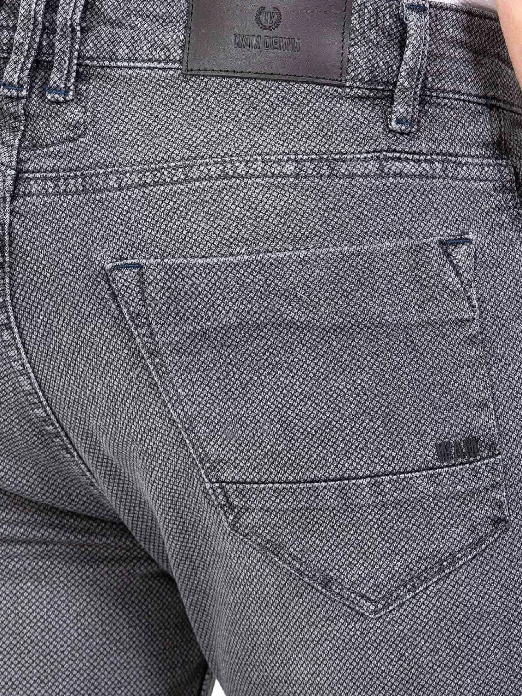 Wam Denim Jeans<Lombardo Regular Fit Textured Anthracite Jeans