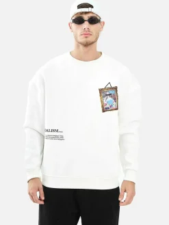 Wam Denim Streetwear<Melvin Off-White Sweater