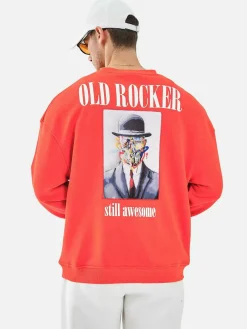 Wam Denim Streetwear<Melvin Red Sweater