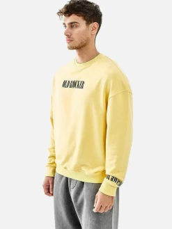 Wam Denim Streetwear<Melvin Regular Fit Yellow Sweater
