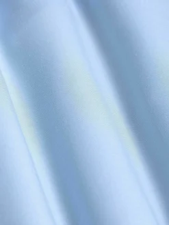 Wam Denim Overhemd Lange Mouwen<Metz Solid Blue Overhemd Lange Mouw