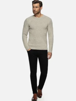 Wam Denim Truien<Minnesota Pattern Crew Neck Beige Truien