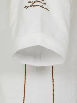 Wam Denim T-Shirts<Morpheus Slim Fit Stretched White T-Shirt