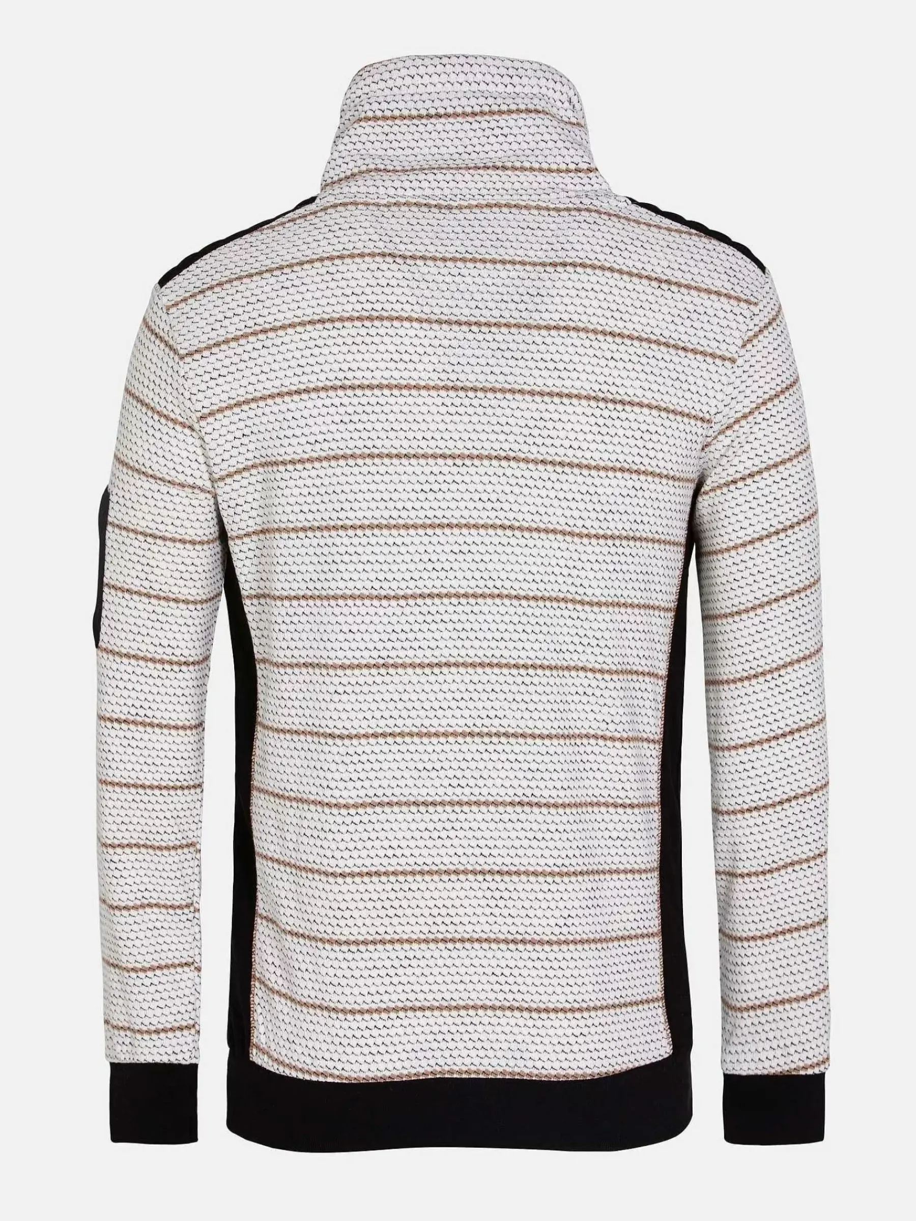 Wam Denim Sweaters<Muro Striped Off-White Sweater