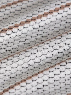 Wam Denim Sweaters<Muro Striped Off-White Sweater