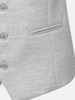 Wam Denim Gilets<Newsted Comfort Light Grey Gilet