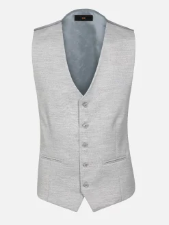 Wam Denim Gilets<Newsted Comfort Light Grey Gilet