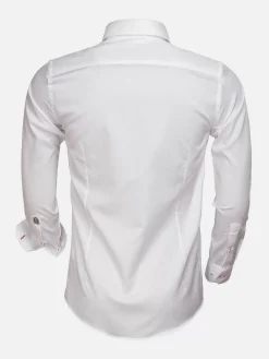 Wam Denim Overhemd Lange Mouwen<Overhemd 75525 Jaen White