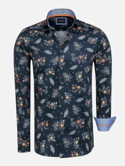 Wam Denim Overhemd Lange Mouwen<Overhemd 75581 Siracusa Navy