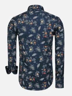 Wam Denim Overhemd Lange Mouwen<Overhemd 75581 Siracusa Navy