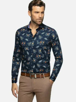 Wam Denim Overhemd Lange Mouwen<Overhemd 75581 Siracusa Navy