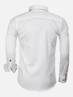 Wam Denim Overhemd Lange Mouwen<Overhemd 75488 Todi White