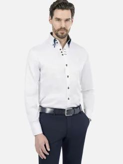 Wam Denim Overhemd Lange Mouwen<Overhemd 75488 Todi White