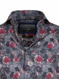 Wam Denim Overhemd Lange Mouwen<Overhemd Lange Mouw 57000 Anthracite Grey