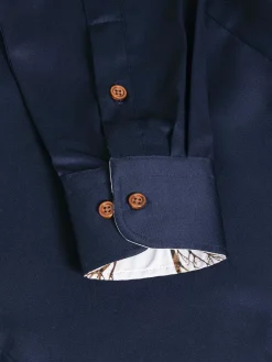 Wam Denim Overhemd Lange Mouwen<Overhemd Lange Mouw 59014 Brizon Navy