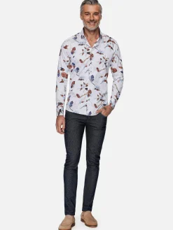 Wam Denim Overhemd Lange Mouwen<Overhemd Lange Mouw 75735 Camburn White