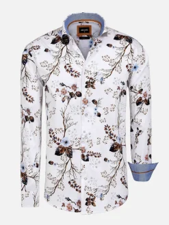 Wam Denim Overhemd Lange Mouwen<Overhemd Lange Mouw 59013 Clavant White