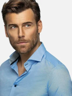 Wam Denim Overhemd Lange Mouwen<Overhemd Lange Mouw 75698 Cruise Light Blue