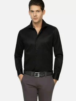 Wam Denim Overhemd Lange Mouwen<Overhemd Lange Mouw 75665 Harvery Specter Black