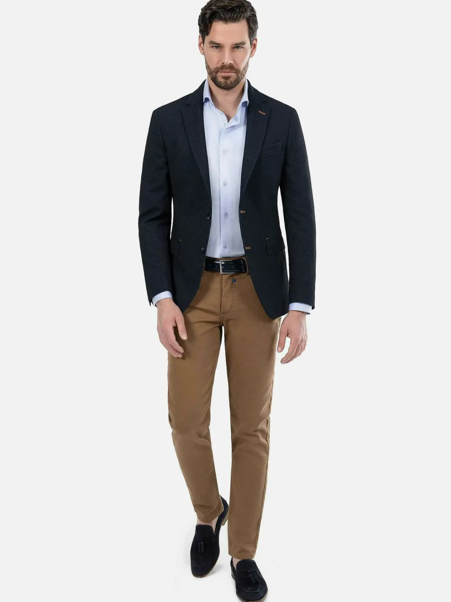 Wam Denim Overhemd Lange Mouwen<Overhemd Lange Mouw 75665 Harvery Specter Light Blue