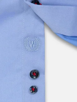 Wam Denim Overhemd Lange Mouwen<Overhemd Lange Mouw 75699 Karls Light Blue