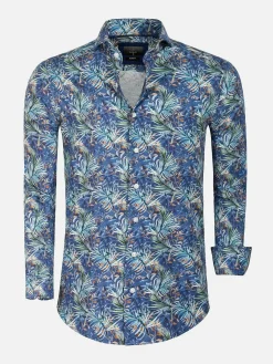 Wam Denim Overhemd Lange Mouwen<Overhemd Lange Mouw 65045 Navy Blue