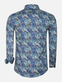 Wam Denim Overhemd Lange Mouwen<Overhemd Lange Mouw 65045 Navy Blue