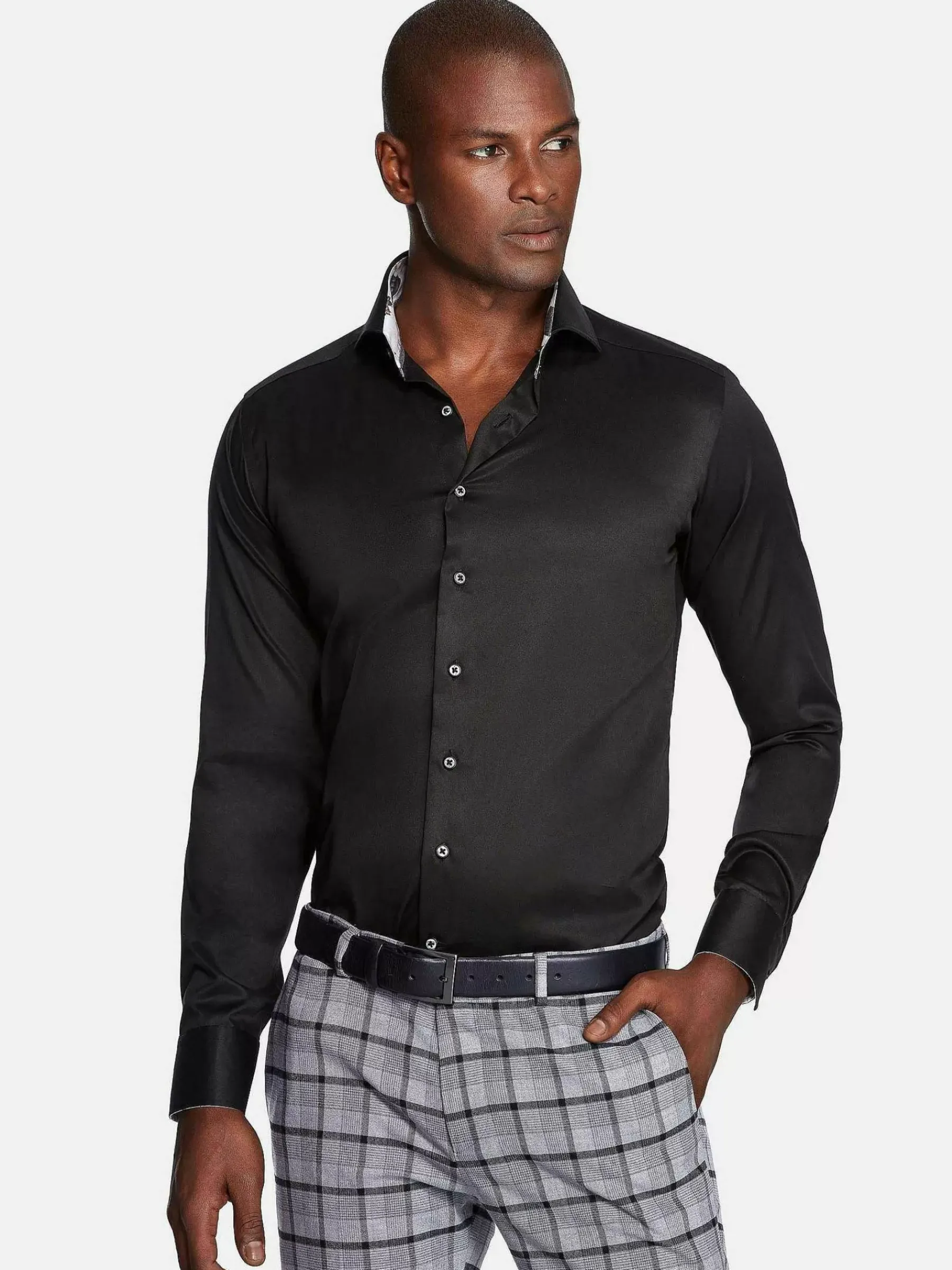 Wam Denim Overhemd Lange Mouwen<Overhemd Lange Mouw 75679 Pavel Black