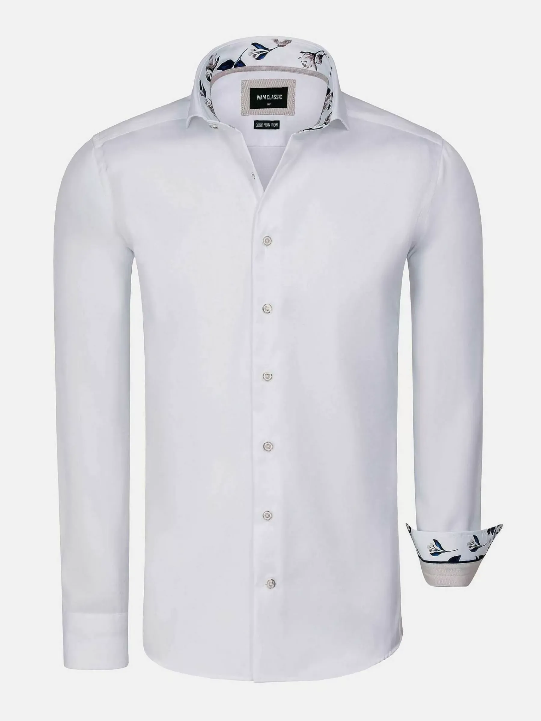 Wam Denim Overhemd Lange Mouwen<Overhemd Lange Mouw 75679 Pavel White