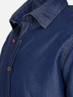 Wam Denim Overhemd Lange Mouwen<Overhemd Lange Mouw 75664 Potamos Navy