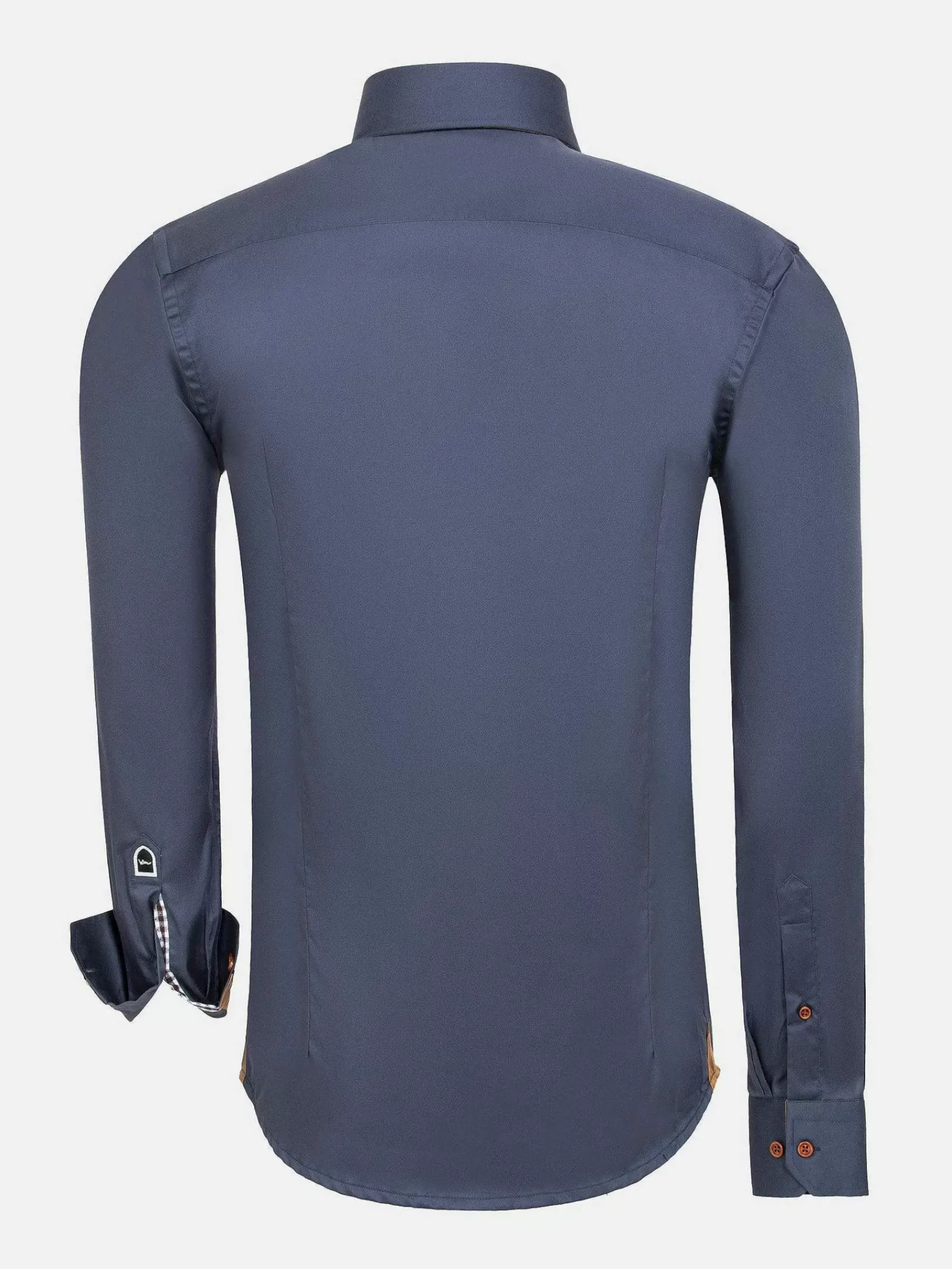 Wam Denim Overhemd Lange Mouwen<Overhemd Lange Mouw 75704 Romney Anthracite