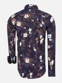 Wam Denim Overhemd Lange Mouwen<Overhemd Lange Mouw 75710 Wisconsin Navy