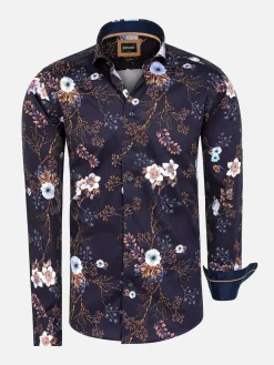 Wam Denim Overhemd Lange Mouwen<Overhemd Lange Mouw 75710 Wisconsin Navy