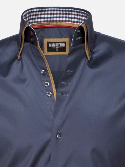 Wam Denim Overhemd Lange Mouwen<Overhemd Lange Mouw Roma Anthracite