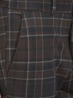 Wam Denim Pantalons<Pantalon 82151 Aleon Brown Navy