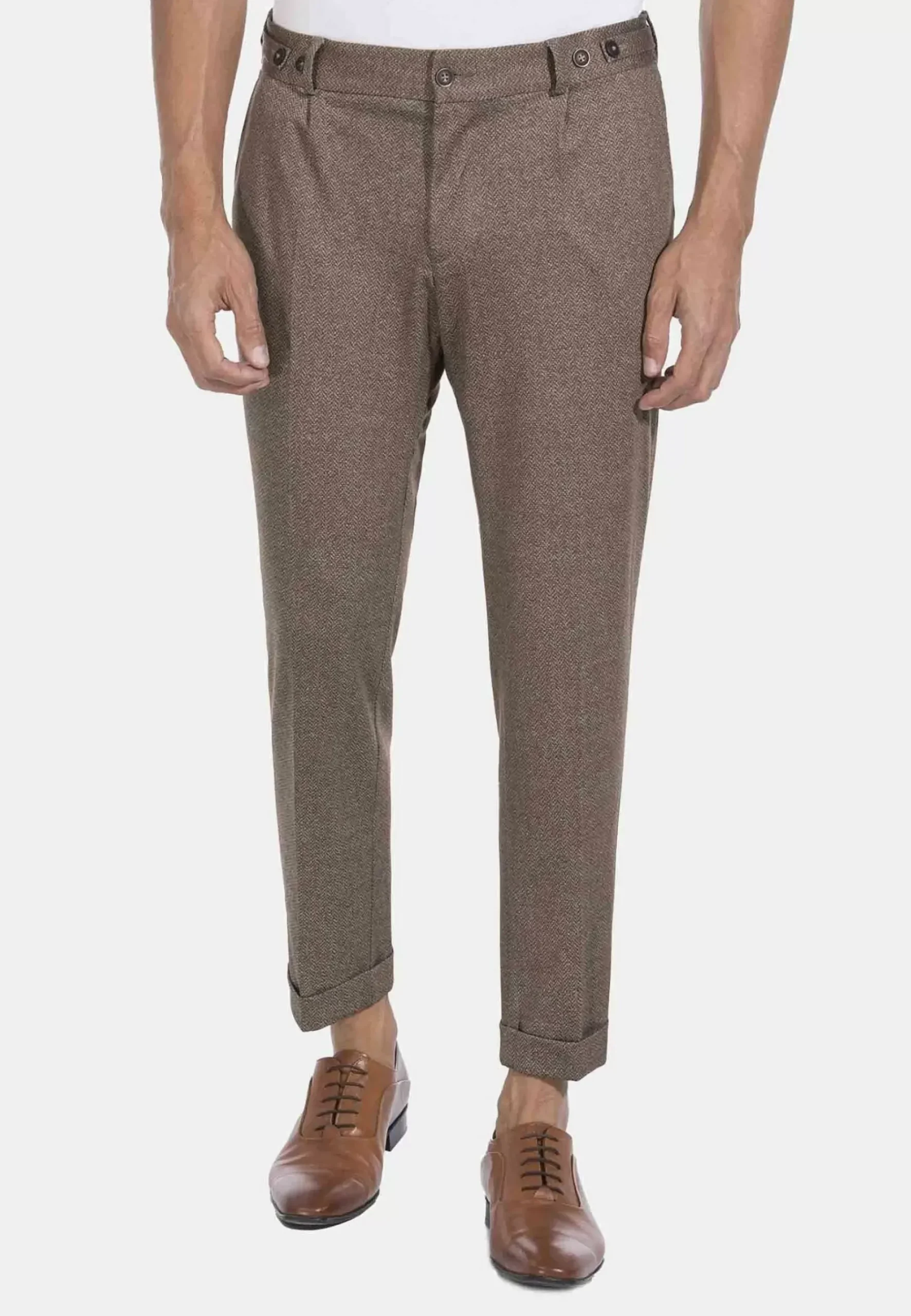 Wam Denim Pantalons<Pantalon 82155 Aubin Light Brown