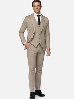 Wam Denim Pantalons<Pantalon 70078 Gracia Beige 1