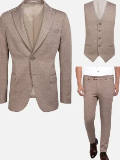 Wam Denim Pantalons<Pantalon 70078 Gracia Beige 1