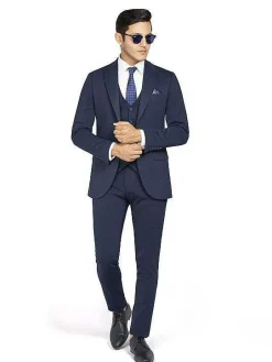 Wam Denim Pantalons<Pantalon 70051 Nice Navy