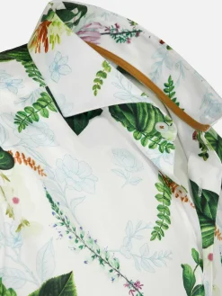 Wam Denim Overhemd Korte Mouwen<Parker Tailored Fit White Overhemd